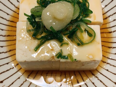 簡単！にんにく醤油の冷奴